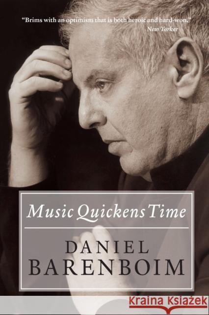 Music Quickens Time Daniel Barenboim 9781844674022 Verso - książka