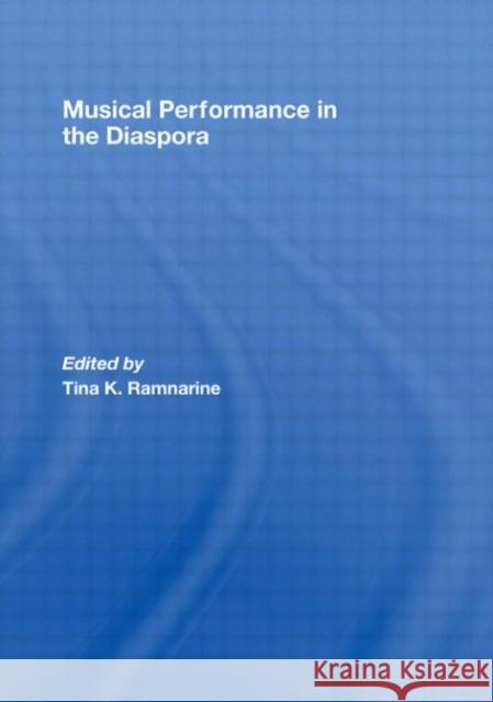 Musical Performance in the Diaspora  9780415439725 TAYLOR & FRANCIS LTD - książka