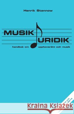 Musikjuridik Henrik Stannow 9789170401213 Ckm Forlag - książka