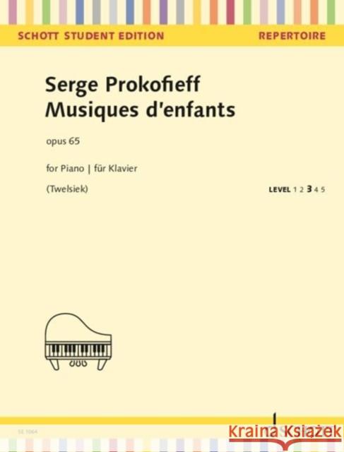 Musiques d'enfants: op. 65. piano.  9783795732615 SCHOTT MUSIC GmbH & Co KG, Mainz - książka