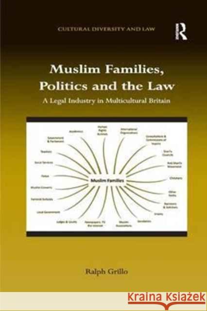 Muslim Families, Politics and the Law: A Legal Industry in Multicultural Britain Ralph Grillo   9781138719897 Routledge - książka