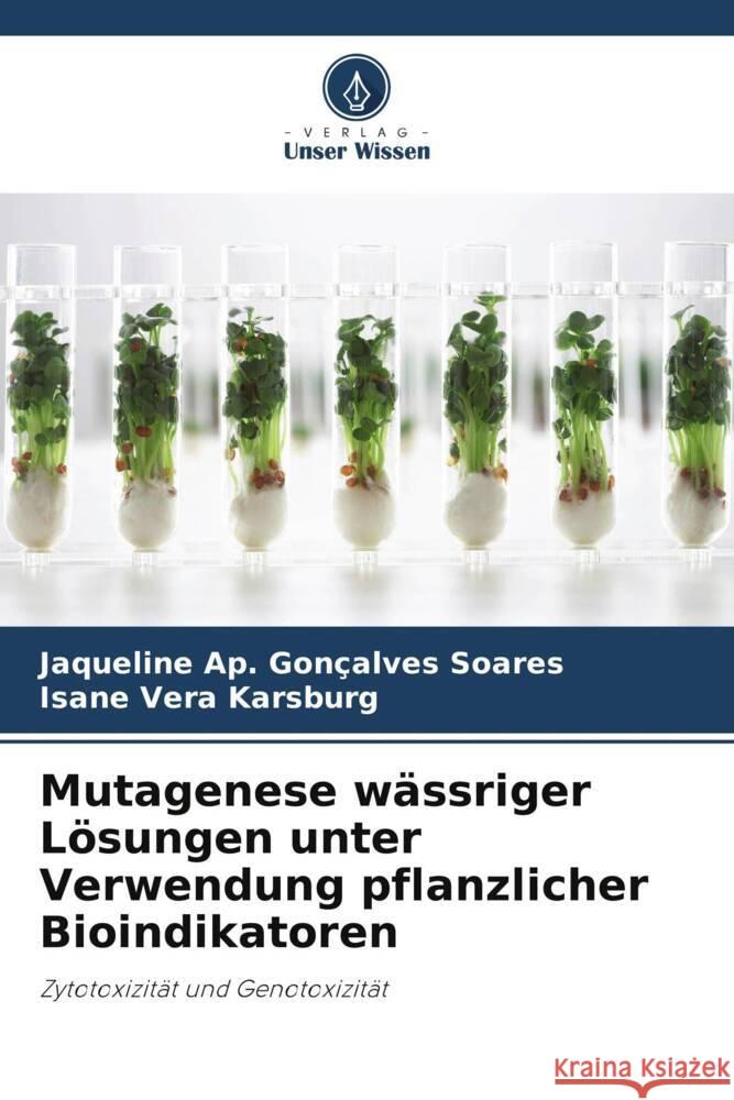 Mutagenese wässriger Lösungen unter Verwendung pflanzlicher Bioindikatoren Soares, Jaqueline Ap. Gonçalves, Karsburg, Isane Vera 9786208340841 Verlag Unser Wissen - książka