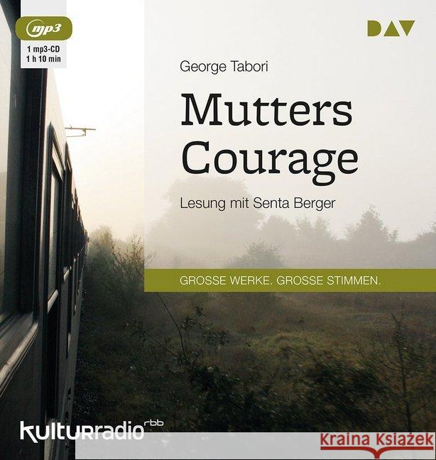 Mutters Courage, MP3-CD : Lesung mit Senta Berger (1 mp3-CD), Lesung. MP3 Format Tabori, George 9783742402233 Der Audio Verlag, DAV - książka