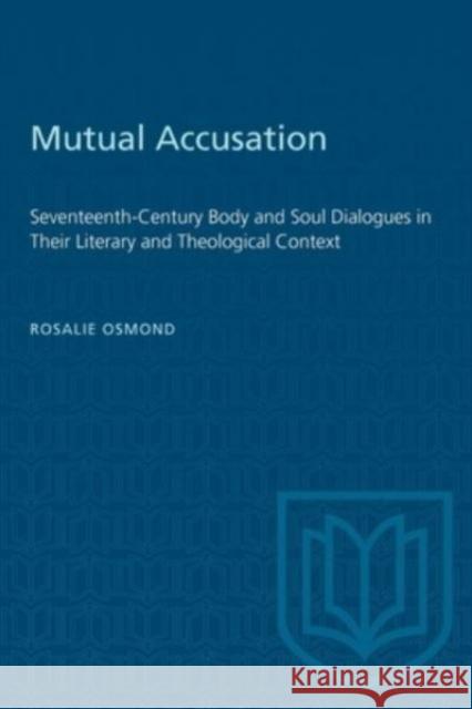 MUTUAL ACCUSATION SEVENTEENTH-CENTURYP  9781487579036 TORONTO UNIVERSITY PRESS - książka