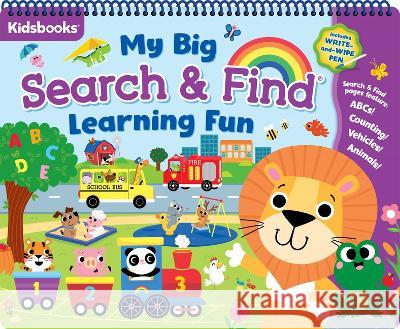 My Big Search & Find Learning Fun Spiral Pad Kidsbooks 9781638541226 Kidsbooks LLC - książka