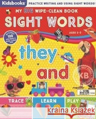 My Big Wipe-Clean Book Sight Words Kidsbooks 9781628859522 Kidsbooks LLC - książka