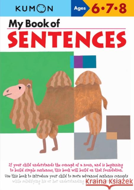 My Book of Sentences Kumon 9781933241388 Kumon Publishing North America, Inc - książka