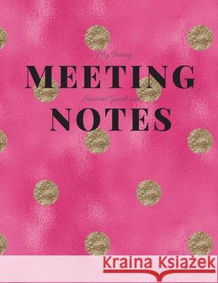 My Boring Meeting Survival Guide and Notes: 8.5x11 Meeting Notebook and Puzzle Book Gadfly Books 9781086200355 Independently Published - książka