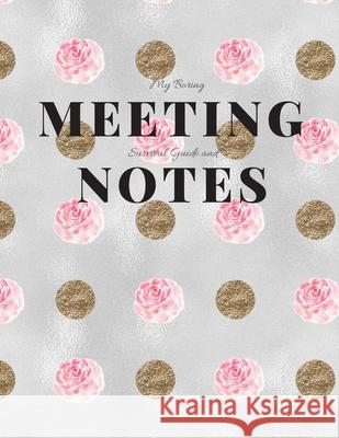 My Boring Meeting Survival Guide and Notes: 8.5x11 Meeting Notebook and Puzzle Book Gadfly Books 9781086203295 Independently Published - książka