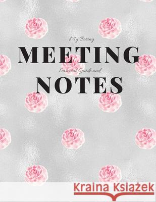 My Boring Meeting Survival Guide and Notes: 8.5x11 Meeting Notebook and Puzzle Book Gadfly Books 9781086203462 Independently Published - książka