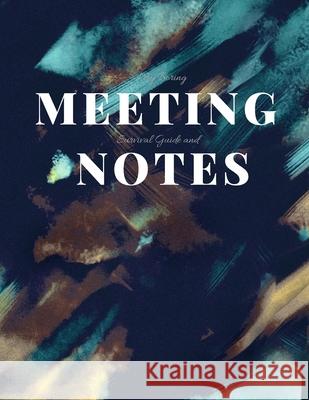 My Boring Meeting Survival Guide and Notes: 8.5x11 Meeting Notebook and Puzzle Book Gadfly Books 9781086417241 Independently Published - książka