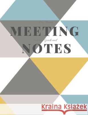 My Boring Meeting Survival Guide and Notes: 8.5x11 Meeting Notebook and Puzzle Book Gadfly Books 9781086430608 Independently Published - książka