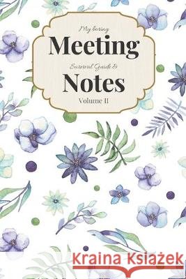 My Boring Meeting Survival Guide & Notes: 6x9 Meeting Notebook and Puzzle Book Gadfly Books 9781089182924 Independently Published - książka