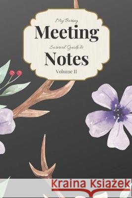 My Boring Meeting Survival Guide & Notes Volume II: 6x9 Meeting Notebook and Puzzle Book Gadfly Books 9781089975670 Independently Published - książka