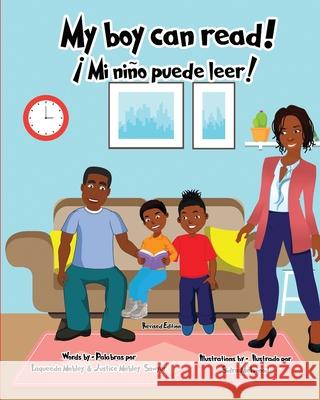 My boy can read!: ¡Mi niño puede leer! Mobley, Laqueeda 9781735032610 Jus Zo Kreative Works - książka