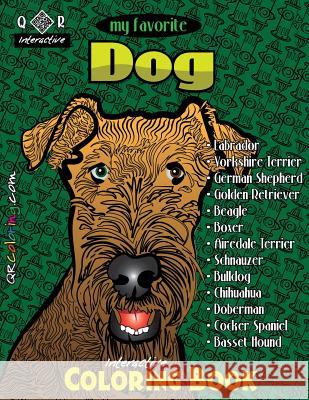 My Favorite Dog Coloring Book Mike Browne 9781544165110 Createspace Independent Publishing Platform - książka