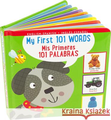 My First 101 Words Bilingual Board Book (English/Spanish) (Padded) Simon Abbott 9781441338105 Peter Pauper Press Inc. - książka