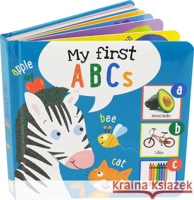 My First ABCs Padded Board Book Simon Abbott 9781441336781 Peter Pauper Press - książka