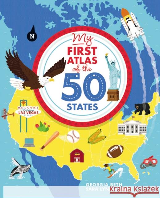My First Atlas of the 50 States Heidi Fiedler Sara Lynn Cramb 9780711242890 QEB Publishing - książka