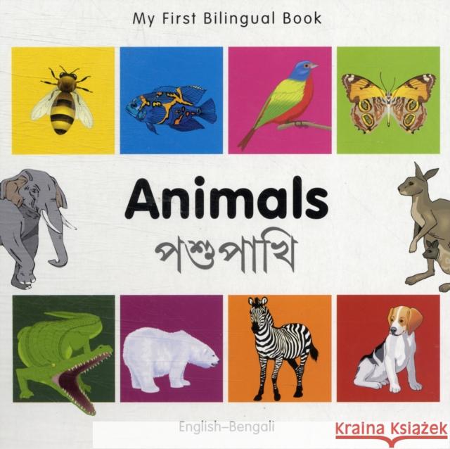 My First Bilingual Book -  Animals (English-Bengali) Milet Publishing 9781840596090 Milet Publishing - książka