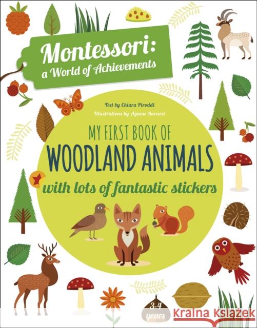 My First Book of Woodland Animals: Montessori Activity Book Chiara Piroddi 9788854412354  - książka