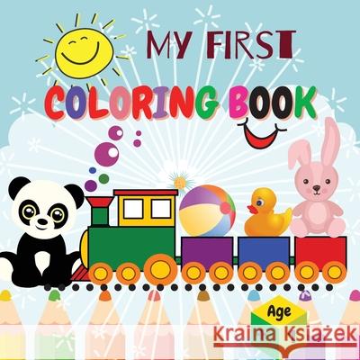My first Coloring Book: Amazing Children's Book with Cute & Simple 40 Pictures to Learn vocabulary and Coloring Skills For Toddlers & Kids Ear Daisy, Adil 9784195344118 Adina Tamiian - książka