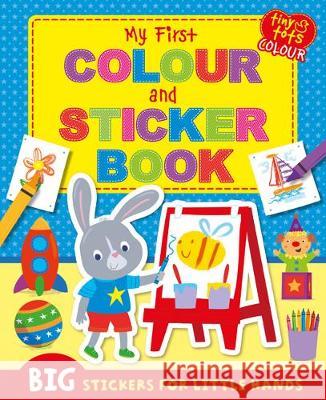 My First Colour and Sticker Book  9781788100465 Bonnier Books Ltd - książka