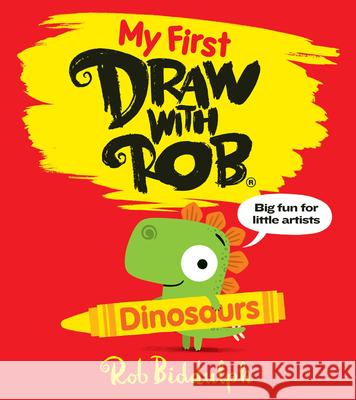 My First Draw With Rob: Dinosaurs Rob Biddulph 9780008627584 HarperCollins Publishers - książka
