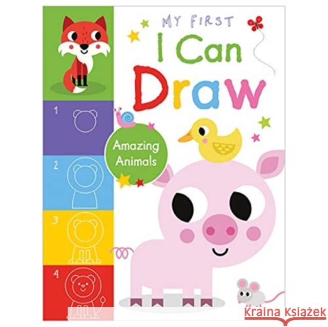 My First I Can Draw Amazing Animals Amy Boxshall Scott Barker  9781800581951 Make Believe Ideas - książka