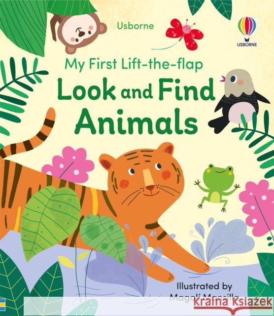 My First Lift-the-flap Look and Find Animals Kristie Pickersgill 9781803702889 Usborne Publishing Ltd - książka