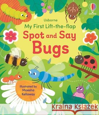 My First Lift-the-flap Spot and Say Bugs Alice Beecham 9781835408810 Usborne Publishing Ltd - książka