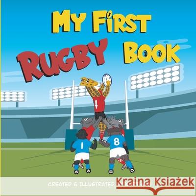 My First Rugby Book Kurt Won 9781739881078 Rugby Books for Kids - książka