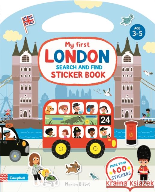 My First Search and Find London Sticker Book Campbell Books 9781529025446 Pan Macmillan - książka