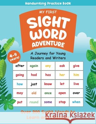 My First Sight Word Adventure Epic Journeys Publishing 9781764215565 Epic Journeys Publishing - książka