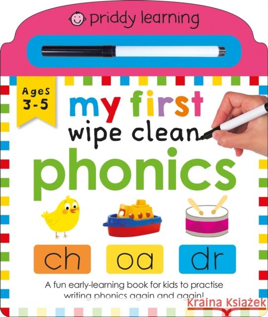 My First Wipe Clean: Phonics Roger Priddy 9781838993184 Priddy Books - książka