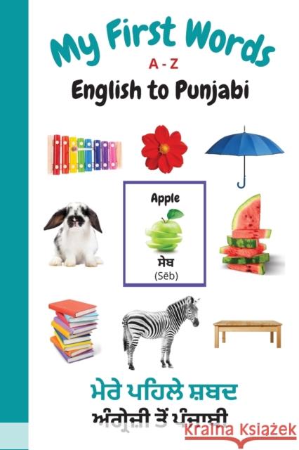 My First Words A - Z English to Punjabi: Bilingual Learning Made Fun and Easy with Words and Pictures Sharon Purtill 9781989733882 Dunhill Clare Publishing - książka