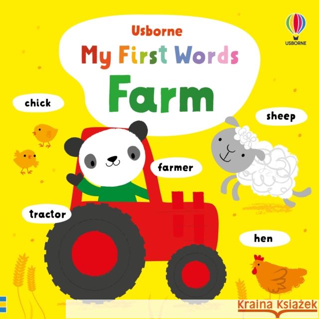 My First Words Farm Fiona Watt 9781803705446 Usborne Publishing Ltd - książka