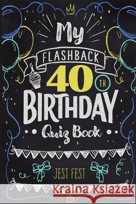 My Flashback 40th Birthday Quiz Book: Turning 40 Humor for People Born in the '80s Jest Fest 9783948706555 Dialog Abroad Books - książka