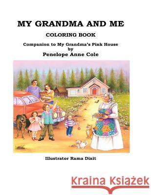 My Grandma and Me Coloring Book Penelope Anne Cole Rama Dixit 9781943196104 Magical Book Works - książka