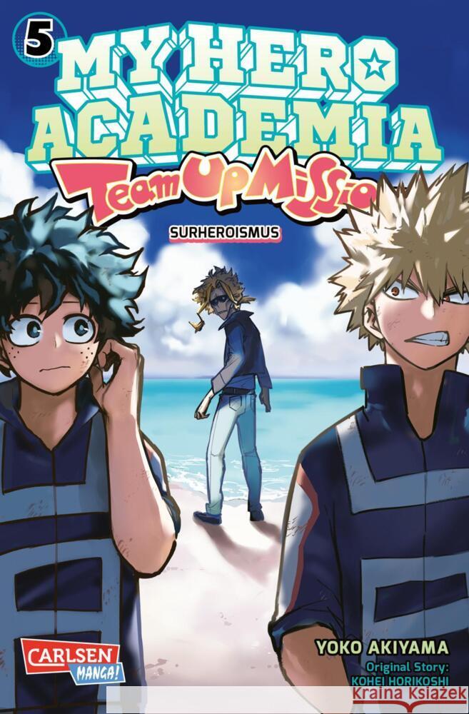 My Hero Academia - Team Up Mission 5 Horikoshi, Kohei, Akiyama, Yoko 9783551777102 Carlsen Manga - książka