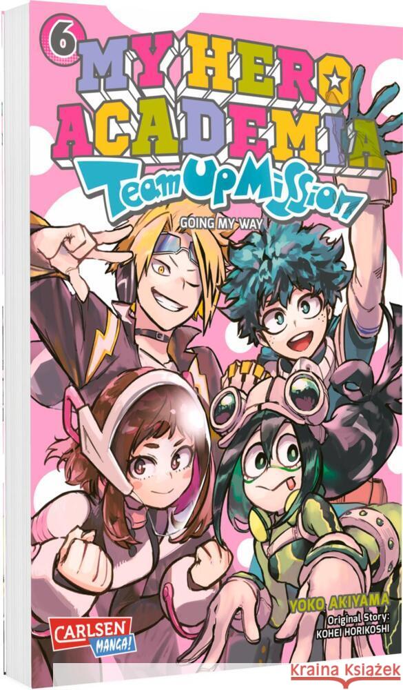 My Hero Academia - Team Up Mission 6 Horikoshi, Kohei, Akiyama, Yoko 9783551802439 Carlsen Manga - książka
