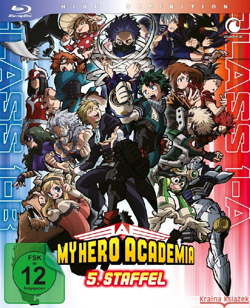 My Hero Academia. Staffel.5.1, 1 Blu-ray mit Sammelschuber (Limited Edition)  7630017530721 Crunchyroll - książka