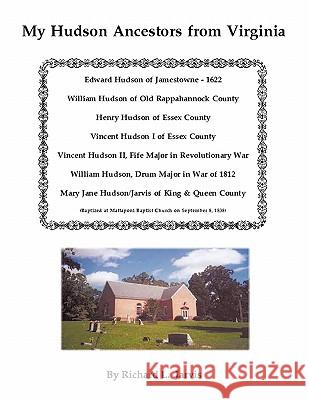 My Hudson Ancestors from Virginia Richard L. Jarvis 9781426953699 Trafford Publishing - książka