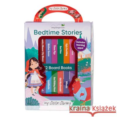 My Little Library: Bedtime Stories (12 Board Books) Little Grasshopper Books 9781640309999 Little Grasshopper Books - książka