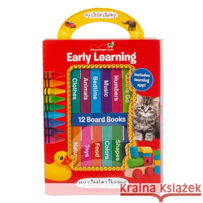 My Little Library: Early Learning - First Words (12 Board Books) Little Grasshopper Books 9781640309982 Little Grasshopper Books - książka