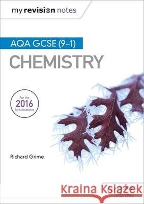 My Revision Notes: AQA GCSE (9-1) Chemistry   9781471851391 Hodder Education - książka