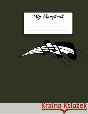 My Songbook Peedo Publishing 9781095792568 Independently Published - książka