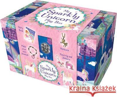 My Sparkly Unicorn Play Box  9781786701701 Bonnier Books Ltd - książka