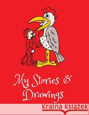 My Stories & Drawings: Little Devil Writing and Drawing Book for 4-7 Year Olds Wj Journals 9781731073747 Independently Published - książka