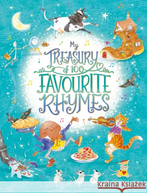 My Treasury of 100 Favourite Rhymes LESLEY SMITH 9781782704560 Award Publications Ltd - książka